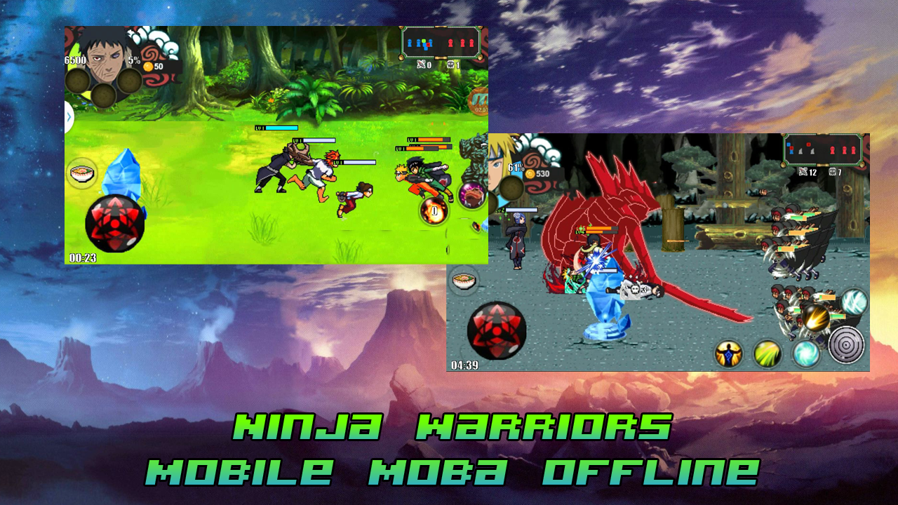 Ninja Warriors - Mobile Moba Offline APK screenshot
