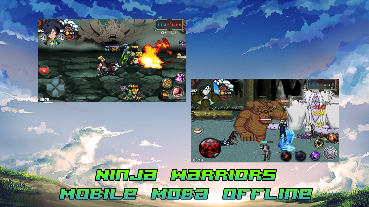 Ninja Warriors - Mobile Moba Offline APK screenshot