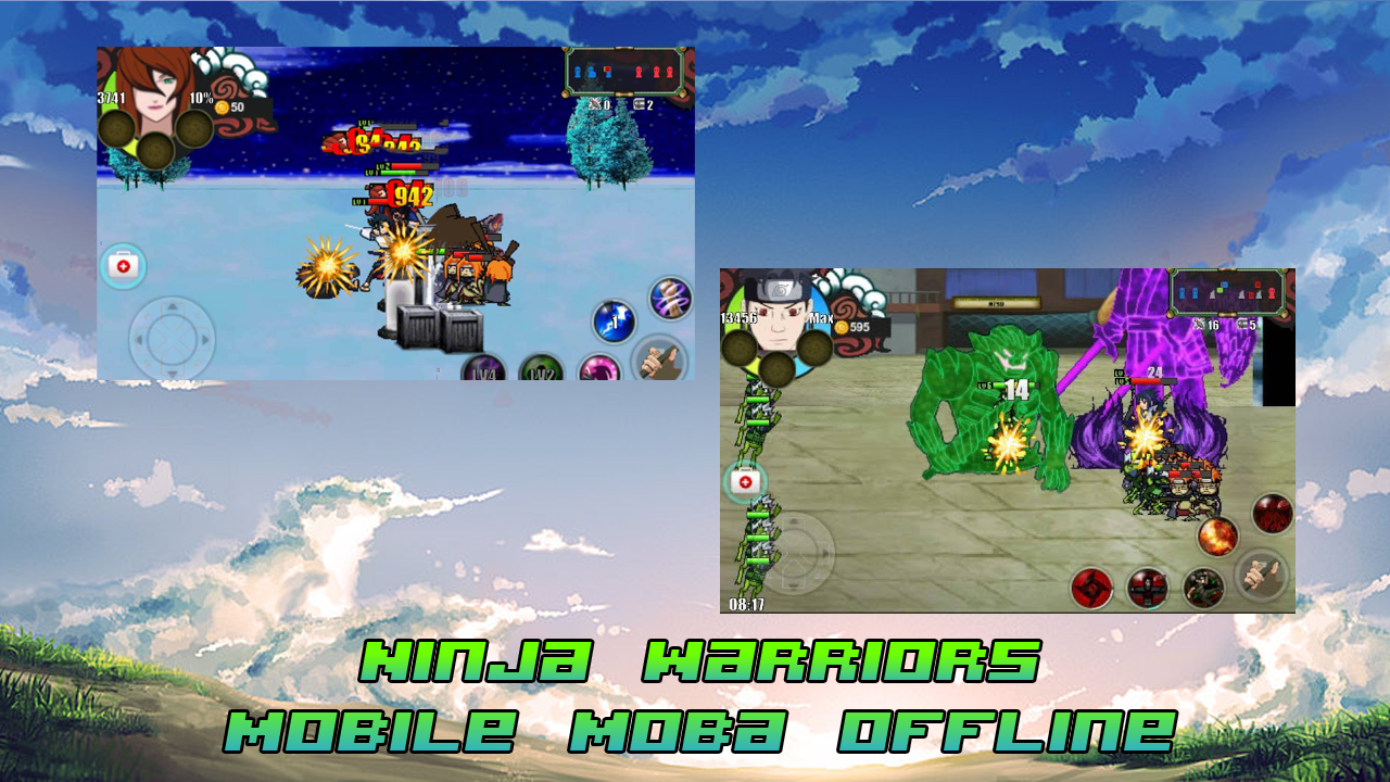 Ninja Warriors - Mobile Moba Offline APK screenshot