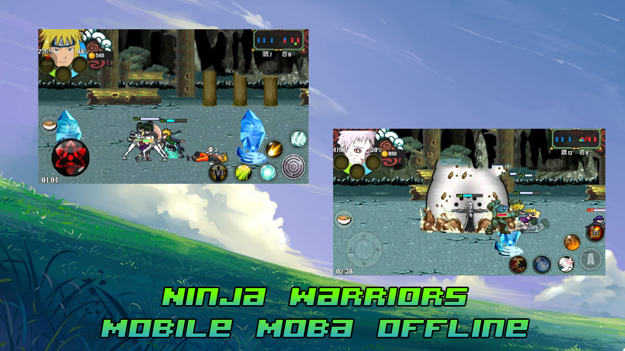 Ninja Warriors - Mobile Moba Offline APK screenshot