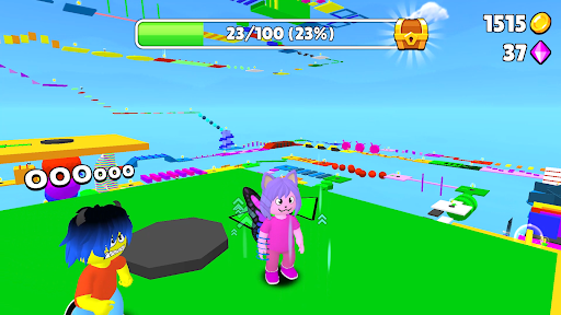 Obby Parkour: Runner Game APK screenshot