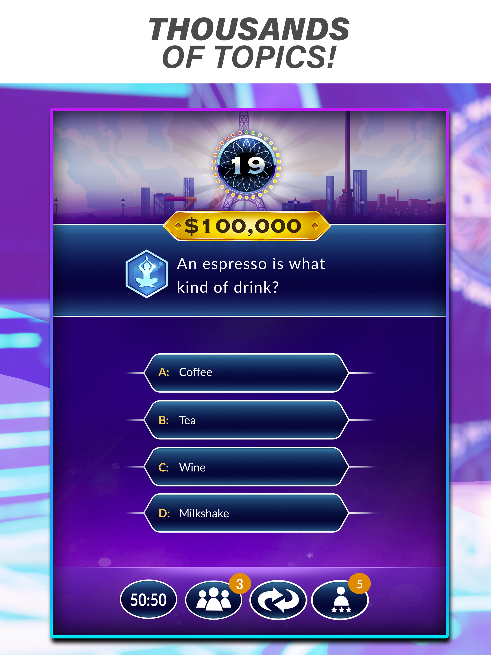 Official Millionaire Game APK screenshot