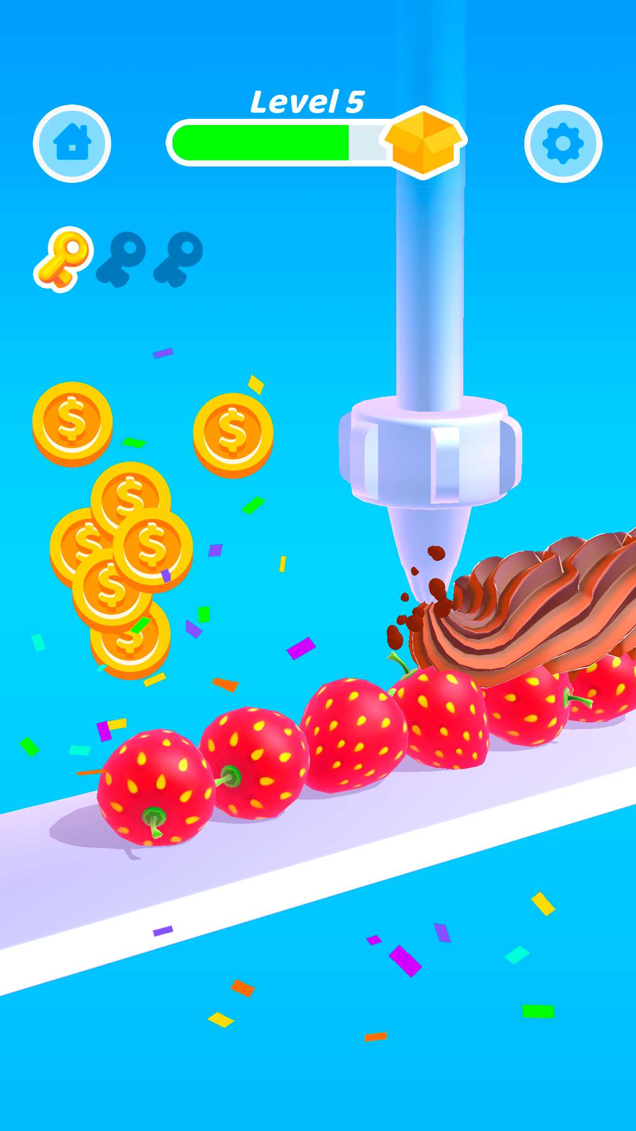 Perfect Cream: Cake Games APK screenshot