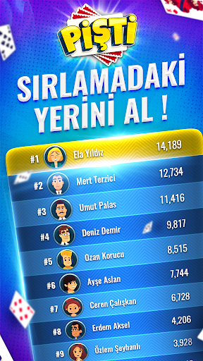 Pişti: Tekli, Eşli Internetsiz APK screenshot