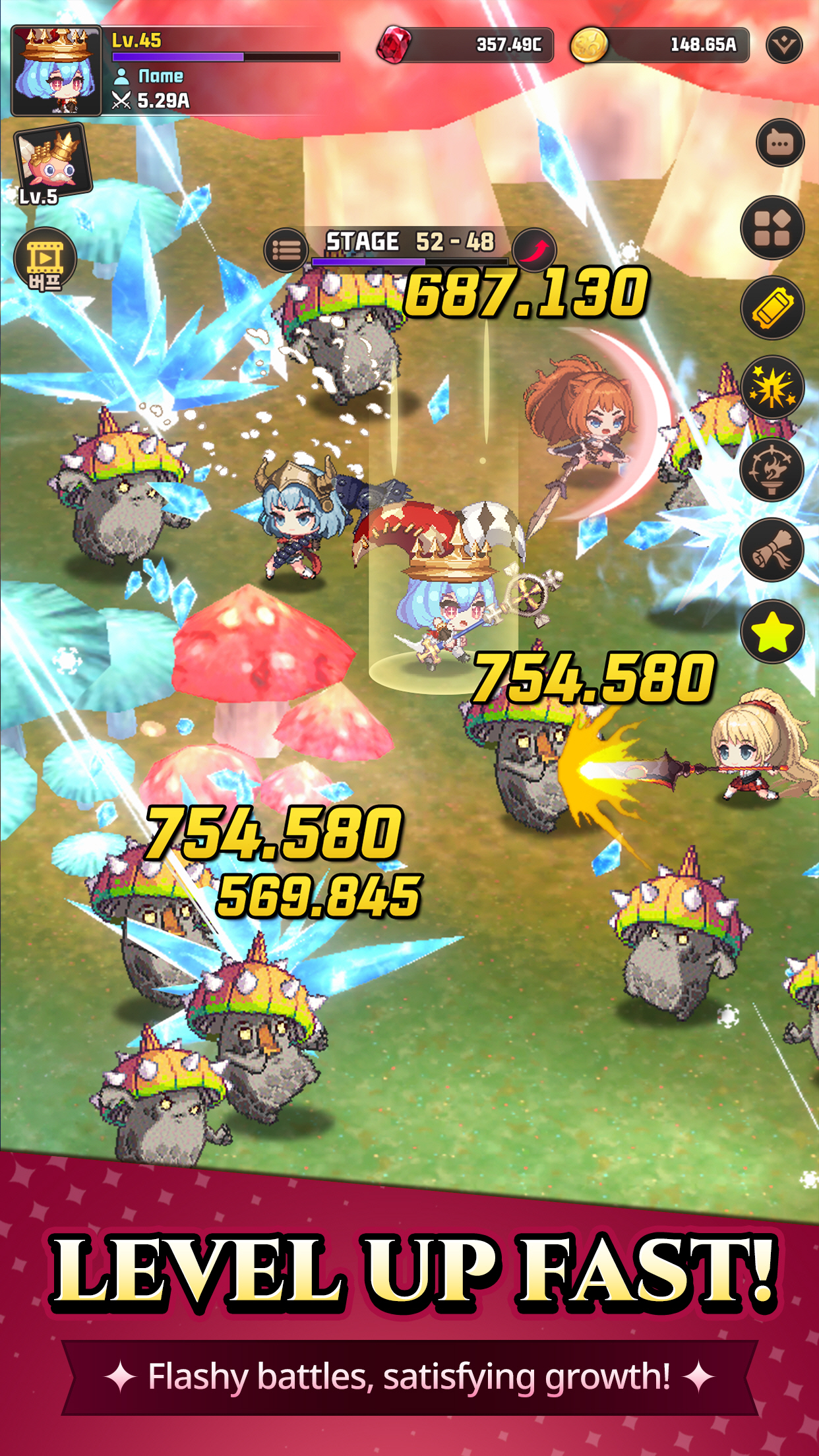 Pixel Knights : Idle RPG screenshot