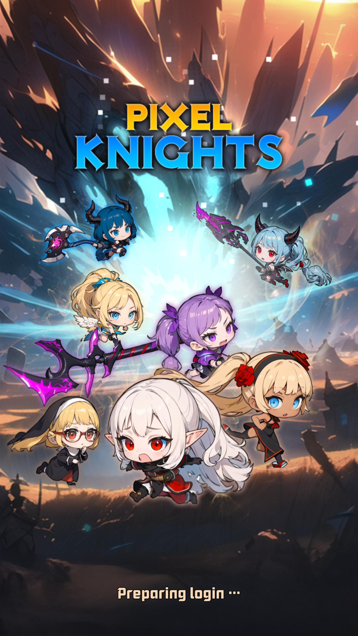 Pixel Knights : Idle RPG screenshot