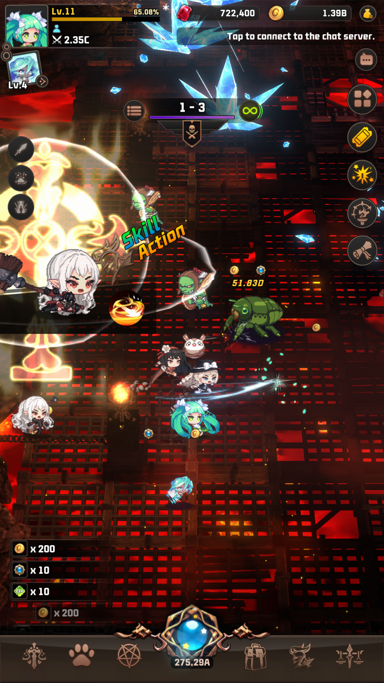 Pixel Knights : Idle RPG screenshot