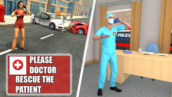 Police Ambulance 3d Game 2023 APK screenshot