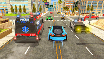 Police Ambulance 3d Game 2023 APK screenshot