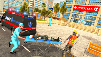 Police Ambulance 3d Game 2023 APK screenshot