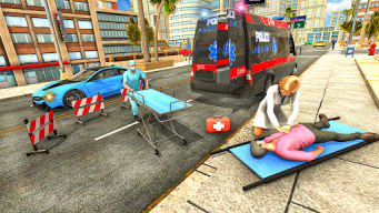 Police Ambulance 3d Game 2023 APK screenshot