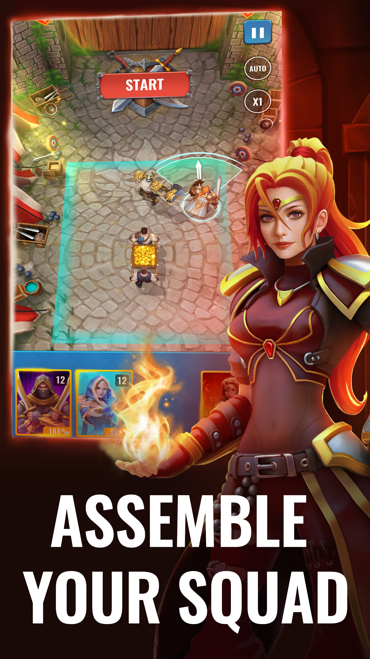 Raid & Rush - Heroes idle RPG screenshot