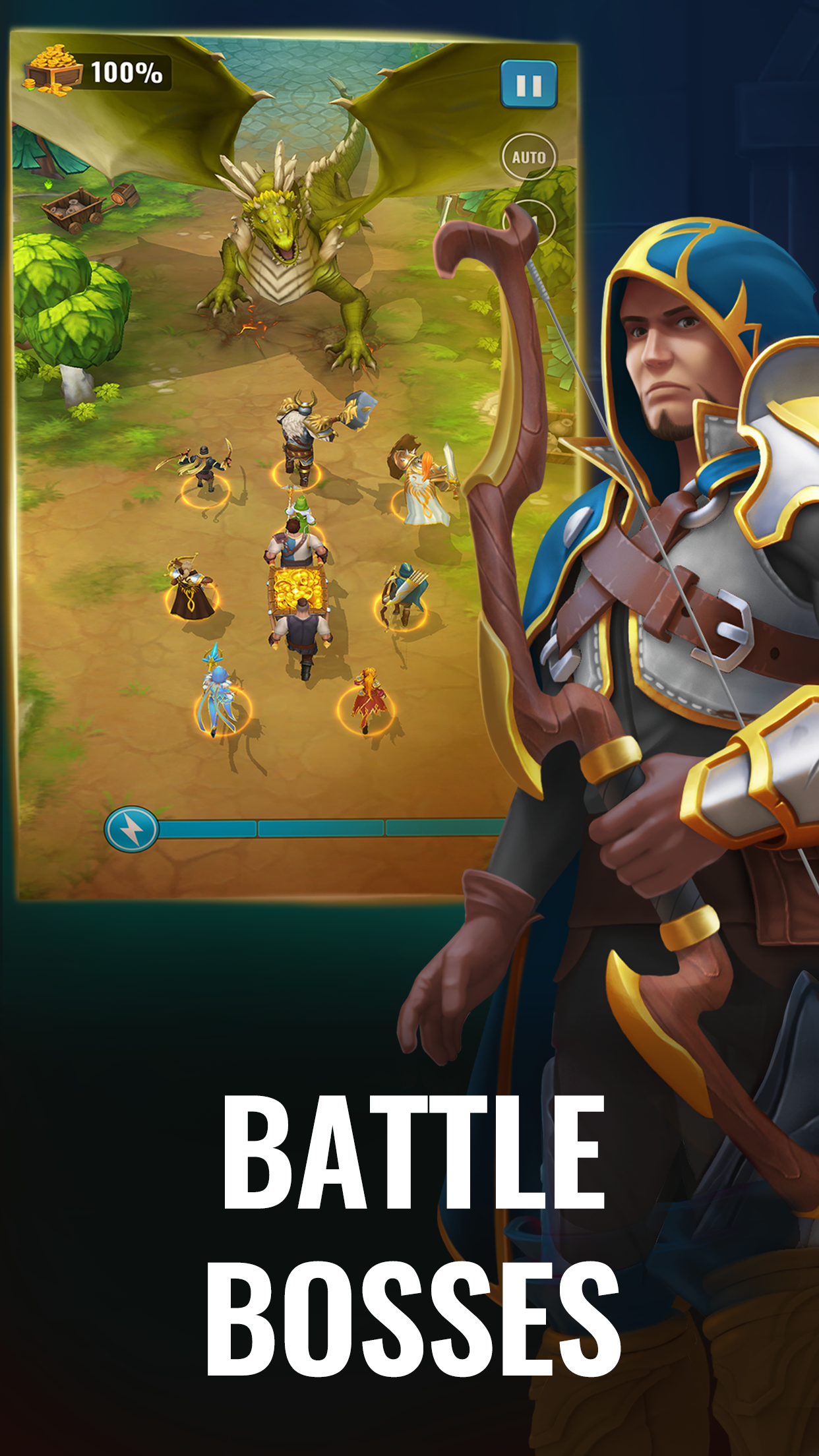 Raid & Rush - Heroes idle RPG screenshot