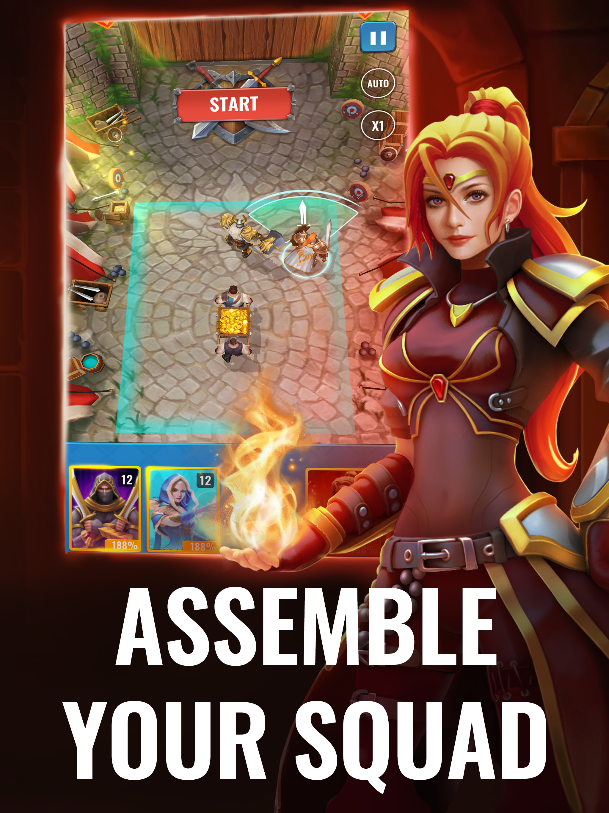 Raid & Rush - Heroes idle RPG screenshot