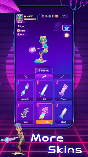 Rainbow Surfer: Duet Color APK screenshot