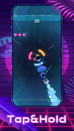 Rainbow Surfer: Duet Color APK screenshot