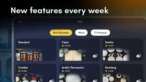 Real Percussion: drum set APK screenshot