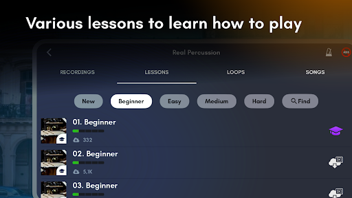 Real Percussion: drum set APK screenshot