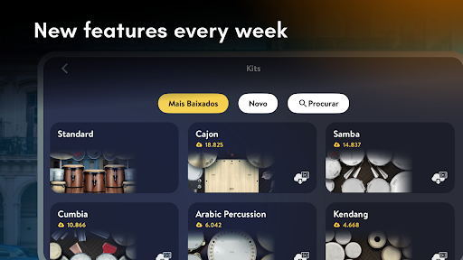 Real Percussion: drum set APK screenshot