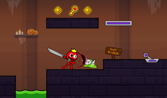 Red Stick Boy: Adventure Game APK screenshot