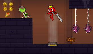 Red Stick Boy: Adventure Game APK screenshot