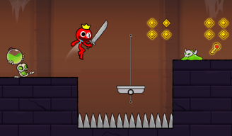 Red Stick Boy: Adventure Game APK screenshot