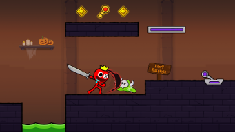 Red Stick Boy: Adventure Game APK screenshot