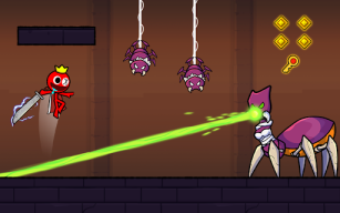 Red Stick Boy: Adventure Game APK screenshot