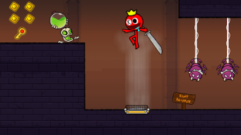 Red Stick Boy: Adventure Game APK screenshot