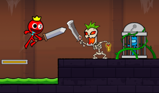 Red Stick Boy: Adventure Game APK screenshot