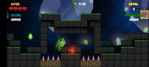 Red the Ball 1 APK screenshot