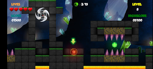 Red the Ball 1 APK screenshot