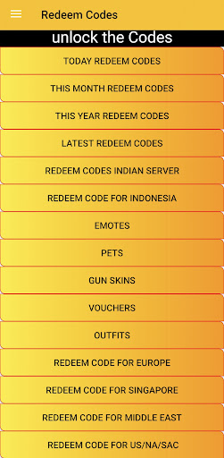 Redeem Codes APK screenshot