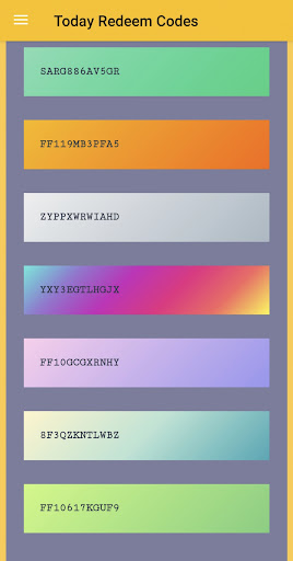Redeem Codes APK screenshot