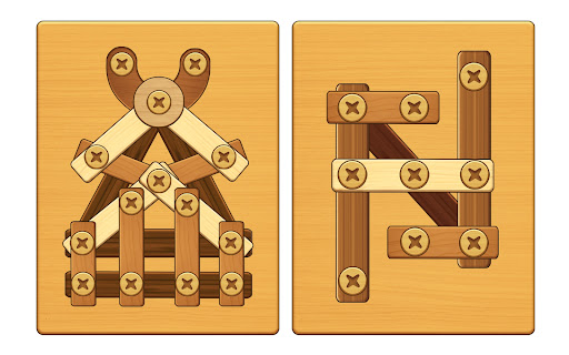 Screw Puzzle: Wood Nut & Bolt™ 15