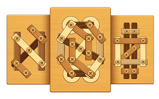 Screw Puzzle: Wood Nut & Bolt™ 16