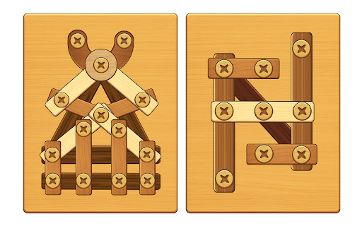 Screw Puzzle: Wood Nut & Bolt™ 23