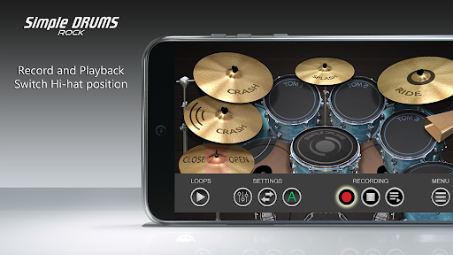Simple Drums Rock - Drum Set APK screenshot