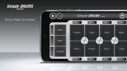 Simple Drums Rock - Drum Set APK screenshot