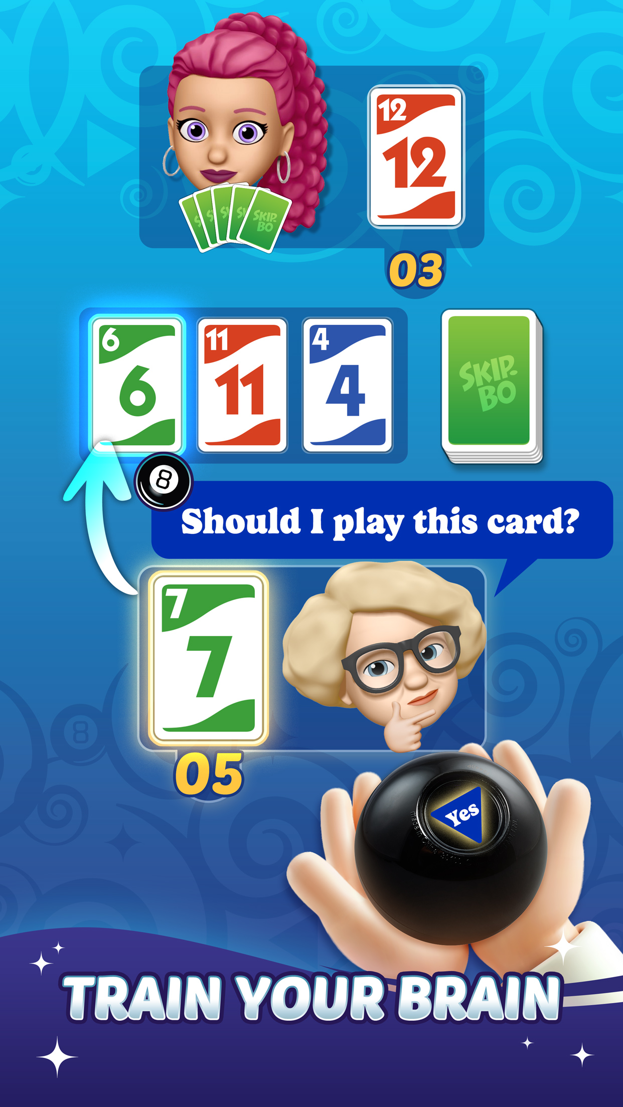 Skip-Bo™: Solitaire Card Game APK screenshot