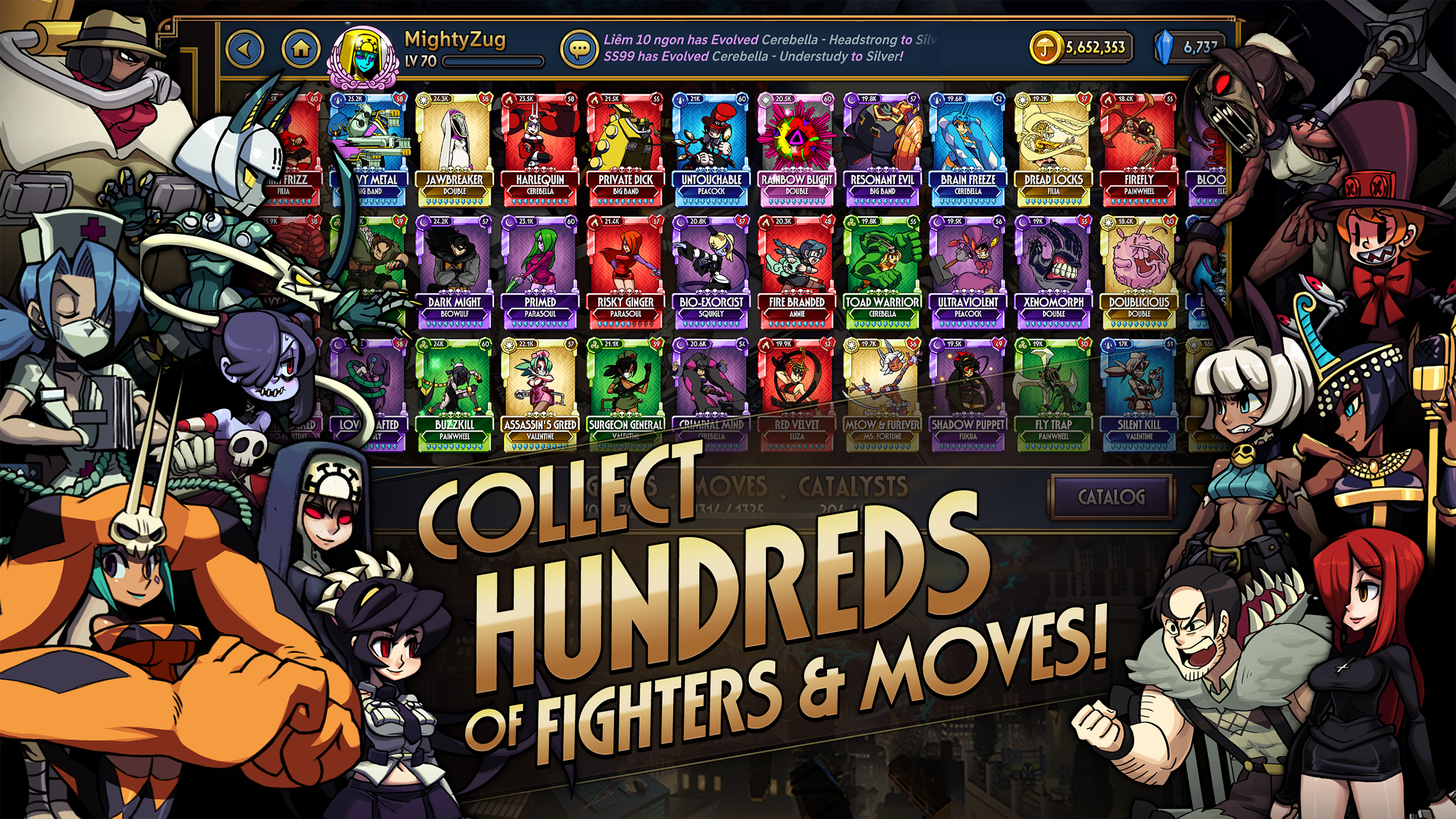 Skullgirls APK screenshot