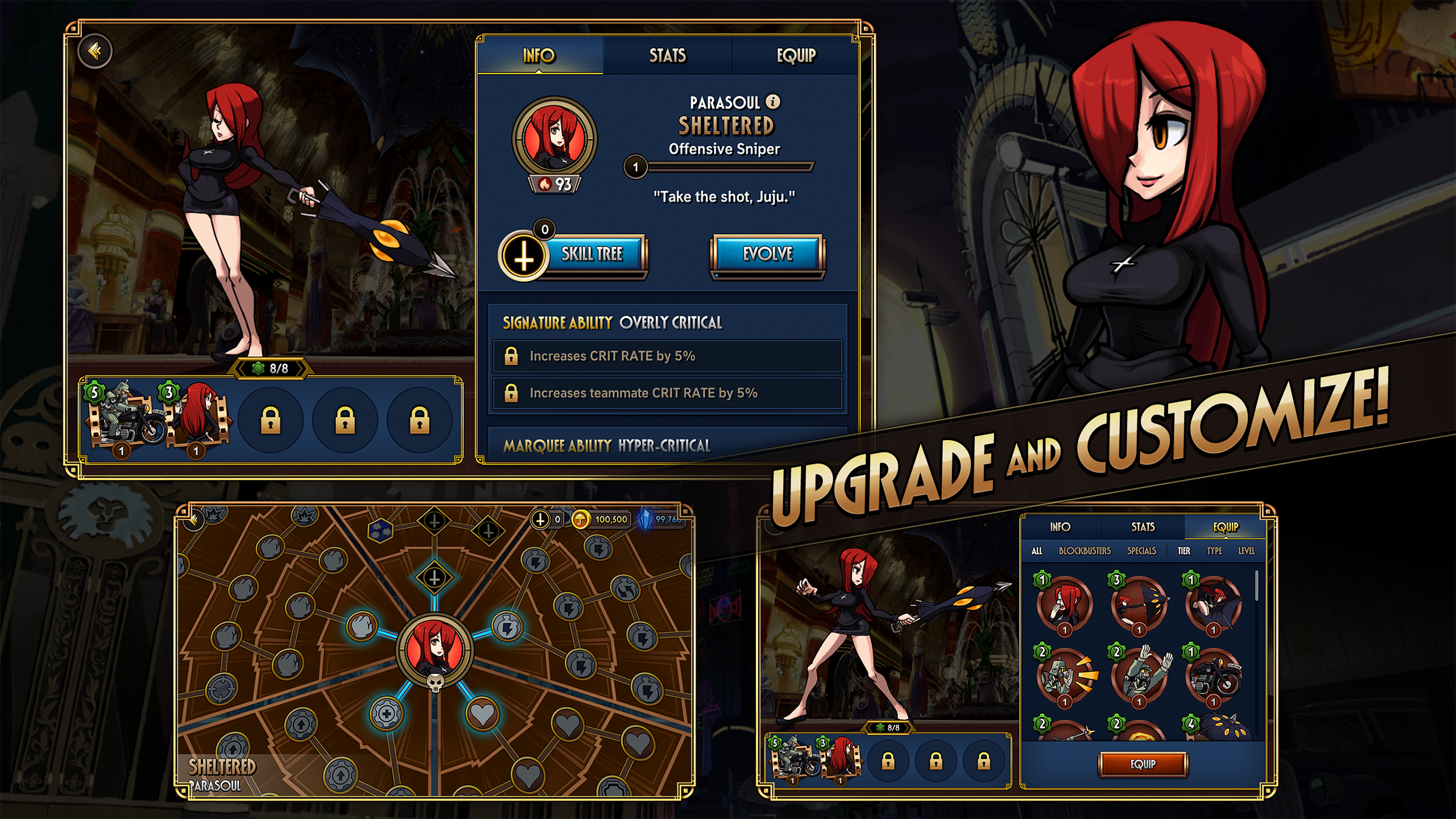Skullgirls APK screenshot