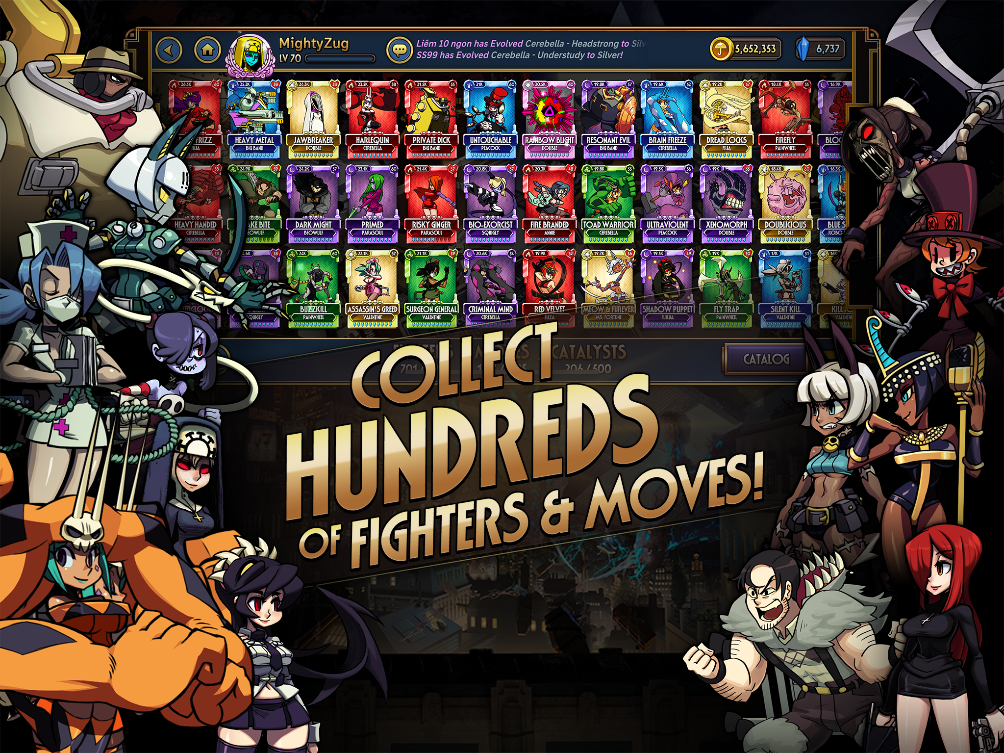 Skullgirls APK screenshot