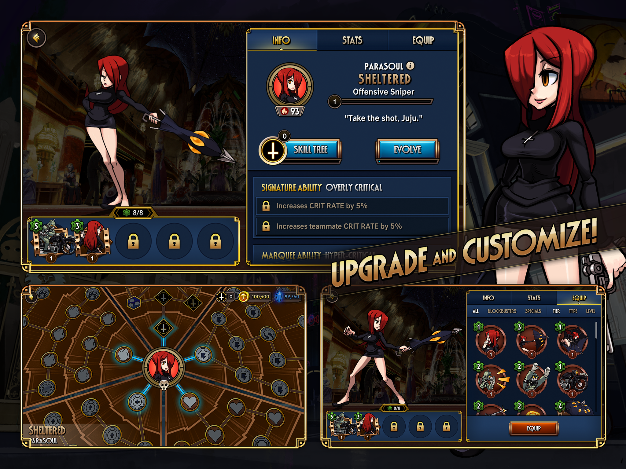 Skullgirls APK screenshot