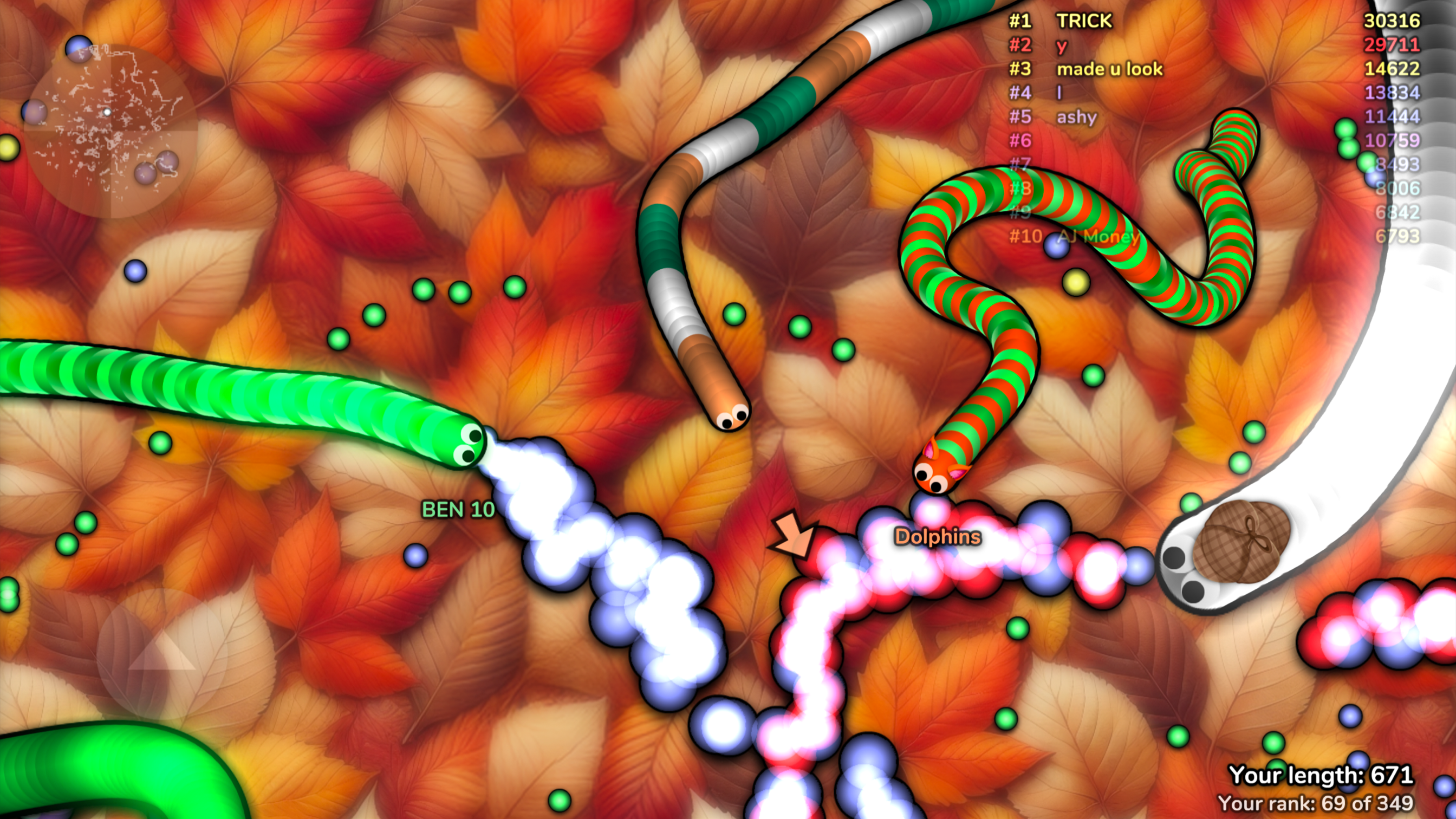 slither.io APK screenshot