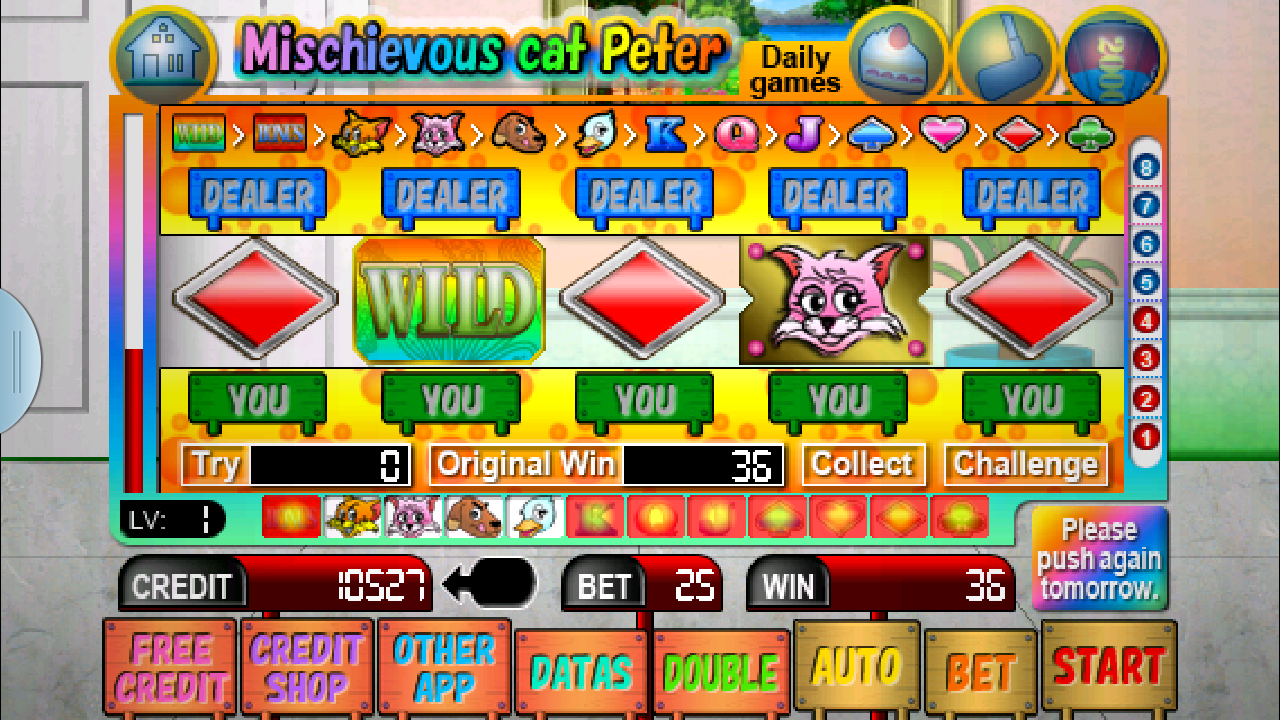SLOT Mischievous Cat Peter screenshot