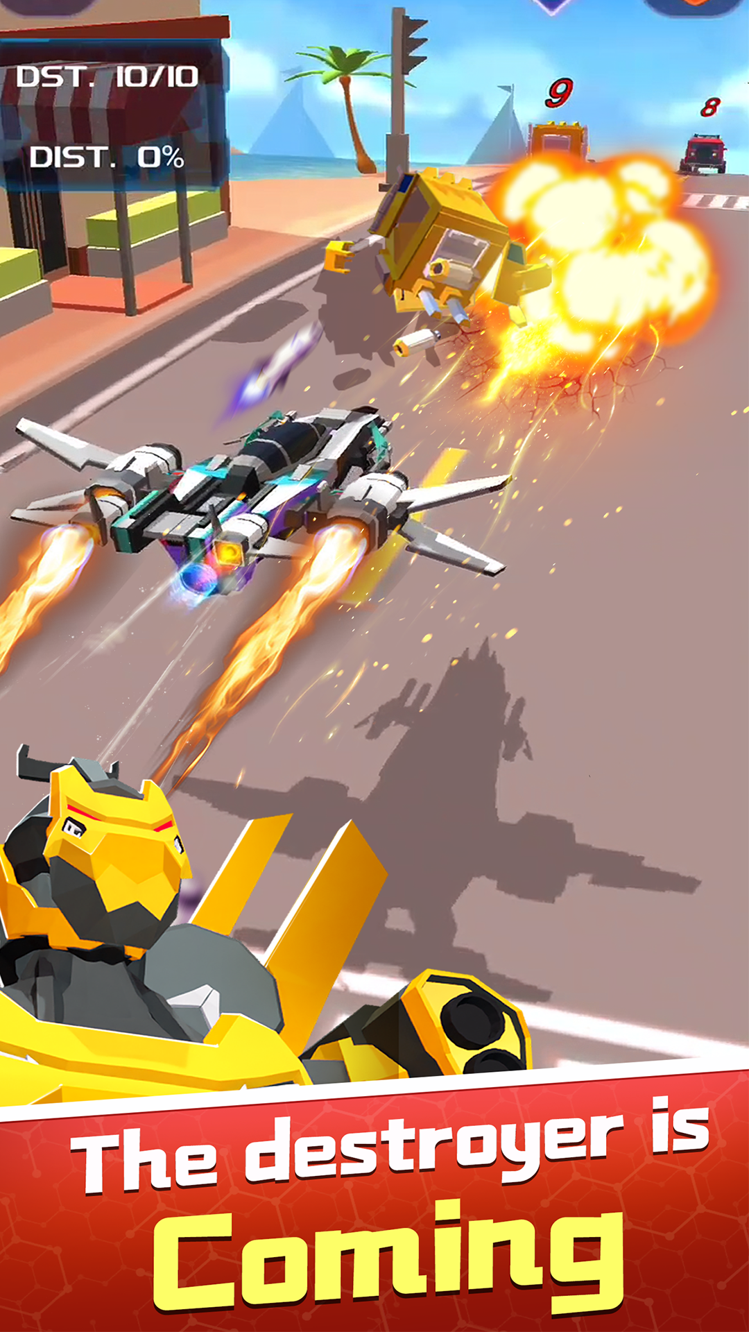 Smash Car: Robot Racing APK screenshot