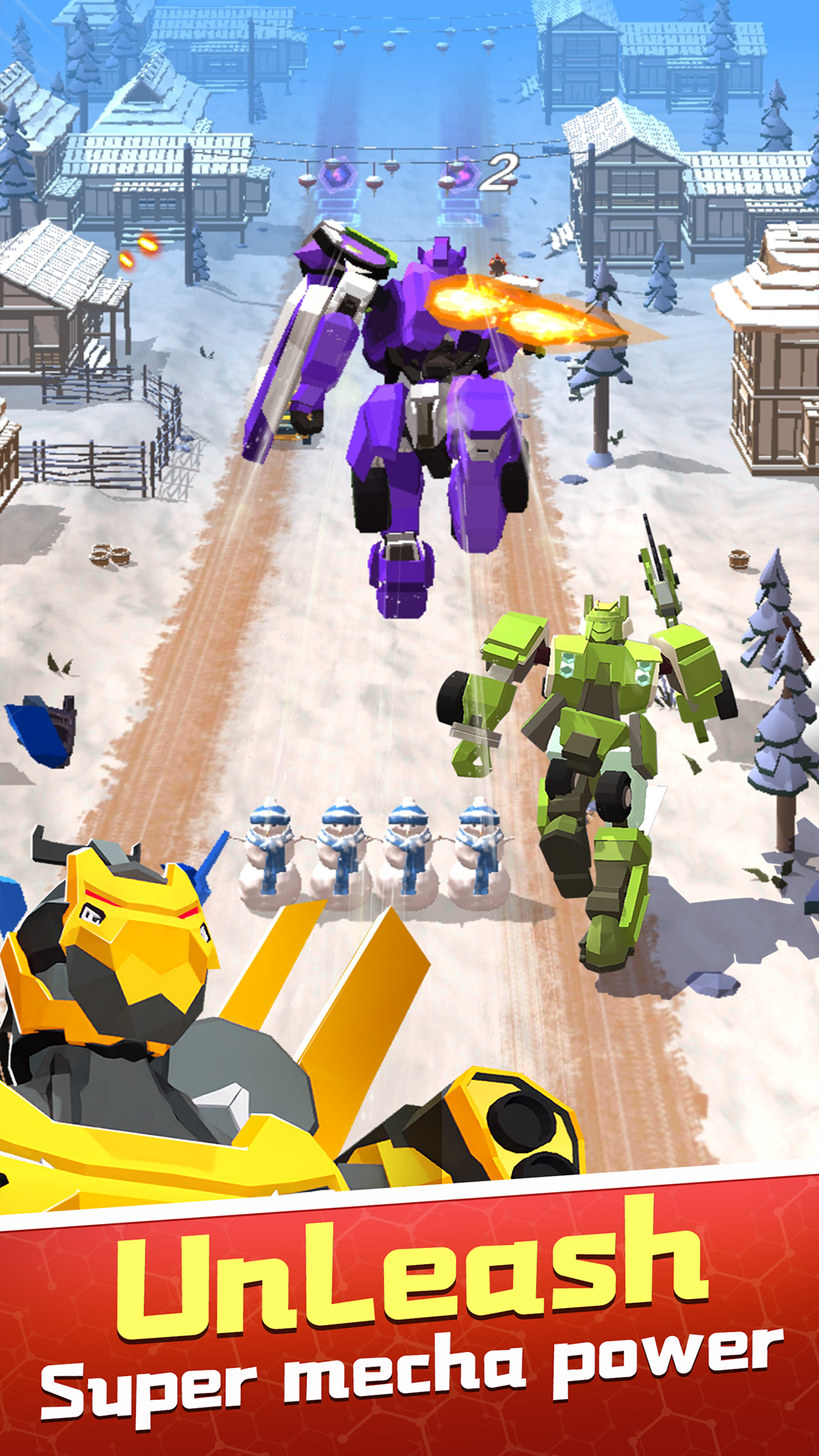 Smash Car: Robot Racing APK screenshot