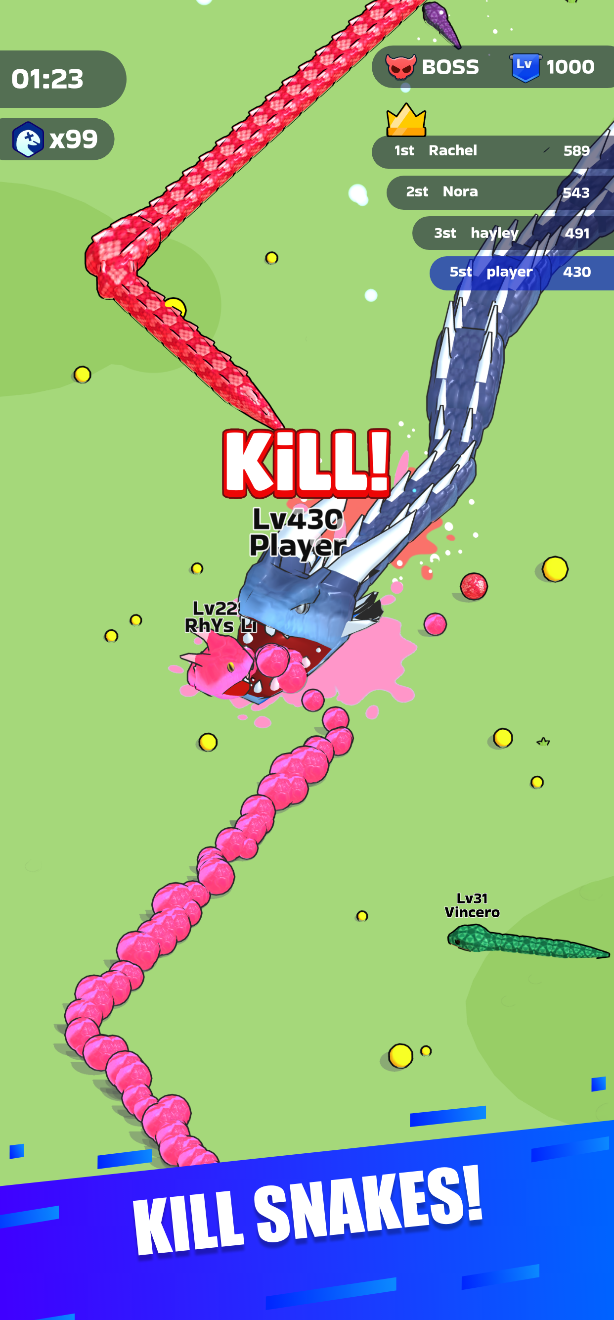 Snake Clash APK screenshot