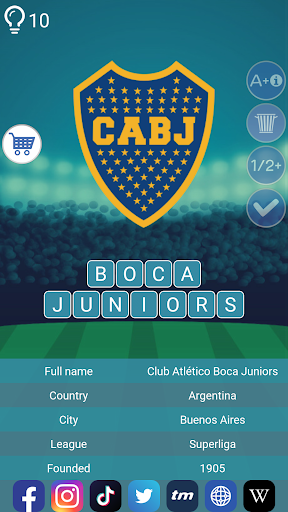 Soccer Clubs Logo Quiz Game APK screenshot